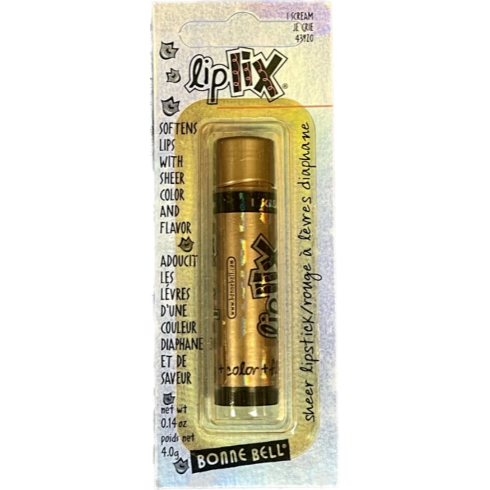 BONNE BELL Lip Lix -hard to find, sealed! I SCREAM